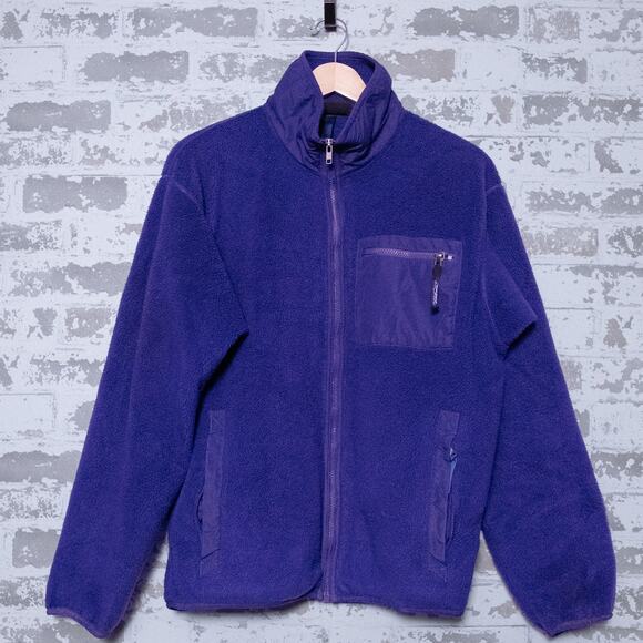 Vintage Patagonia Synchilla Fleece Zip-up Size Medium USA Made - Picture 1 of 6